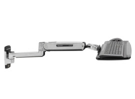 45-354-026 lx sit-stand keyboard arm, polished