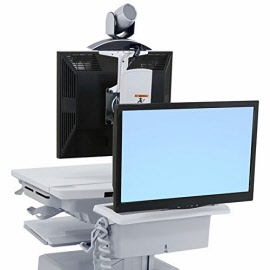 97-821 sv telepresence kit for back-to-back monitor, powered cart