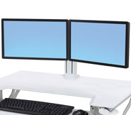 97-934-062 workfit dual monitor kit (white)