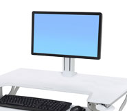 97-935-062 workfit single ld monitor kit (white)