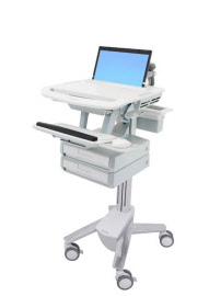 sv43-1120-0 styleview laptop cart, 2 drawers