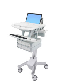 sv43-1140-0 styleview laptop cart, 4 drawers