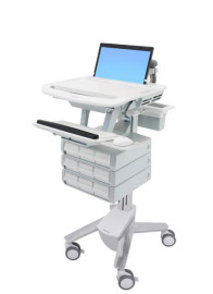 sv43-1190-0 styleview laptop cart, 9 drawers