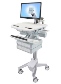 sv43-1220-0 styleview cart with lcd arm, 2 drawers