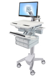 sv43-1260-0 styleview cart with lcd arm, 6 drawers