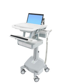 sv44-1112-3 styleview laptop cart, life powered, 1 drawer, uk, irl, hkg, mys, sau-uk